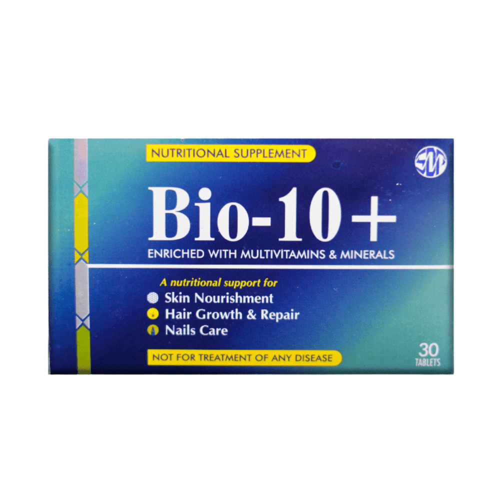 Bio-10 & Bio-10+ Tablets - Hair, Skin & Nail Beauty Supplements