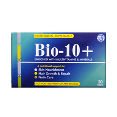 Bio-10 & Bio-10+ Tablets - Hair, Skin & Nail Beauty Supplements