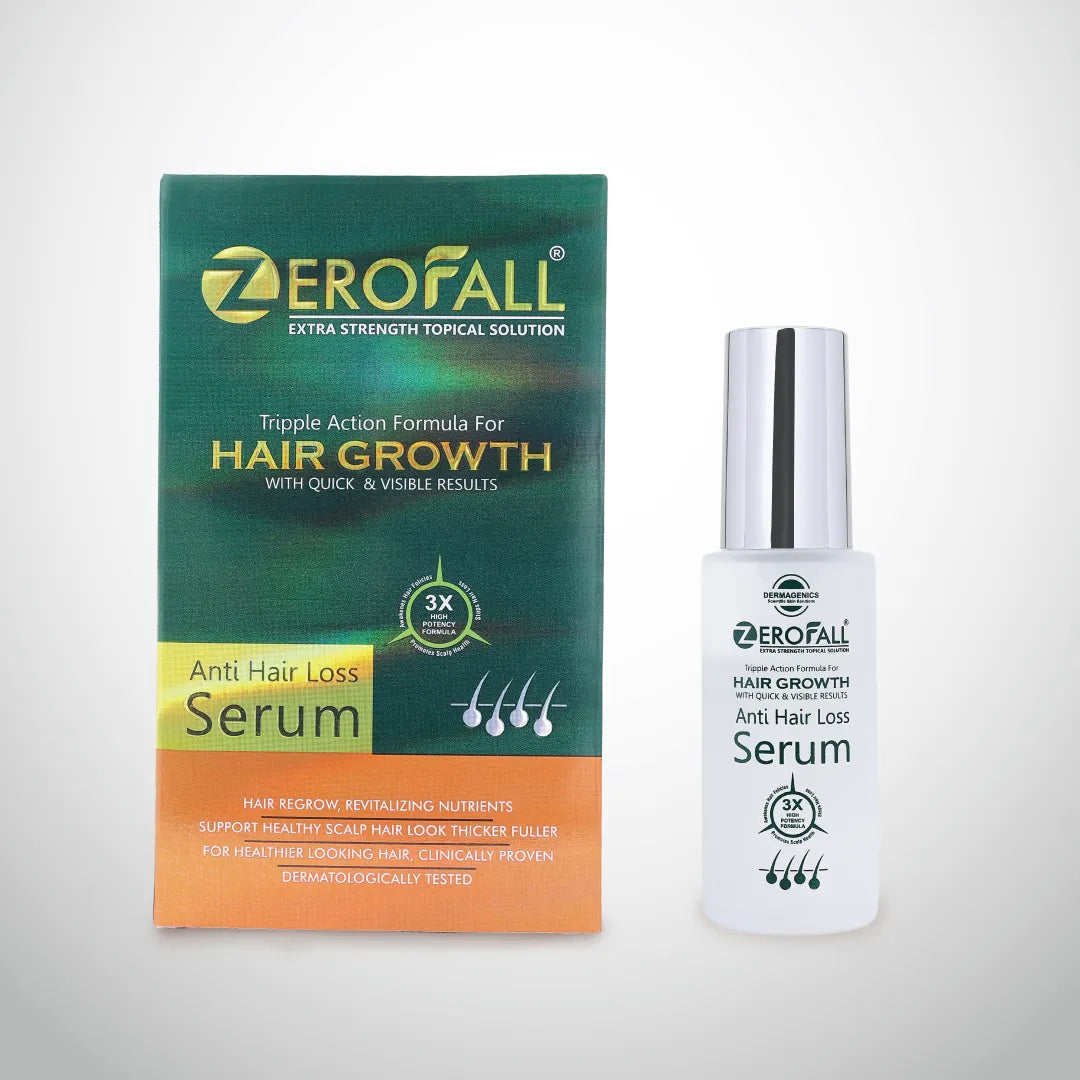 ZEROFALL Anti Hair Loss Serum - Hair Revitalizing & Density Boosting Treatment | Saifi Derm Pharma