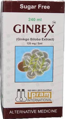 GINBEX SUGER FREE SYP 240ML – Uses & Price in Pakistan - Pharma Services Distribution