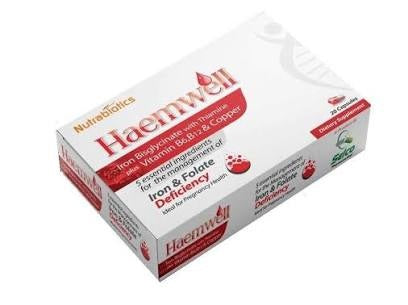 HAEMWELL Capsules – Iron Supplement for Iron Deficiency & Anaemia Support | Pharma Services Group