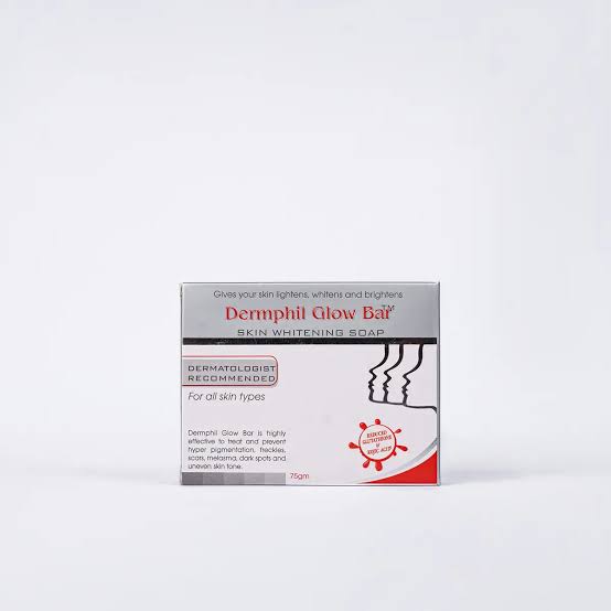 DERMPHIL Glow Bar | Brightening & Cleansing Soap for Skin