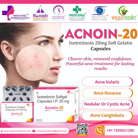 ACNOIN 20MG CAPSULE – Uses, Benefits & Price in Pakistan