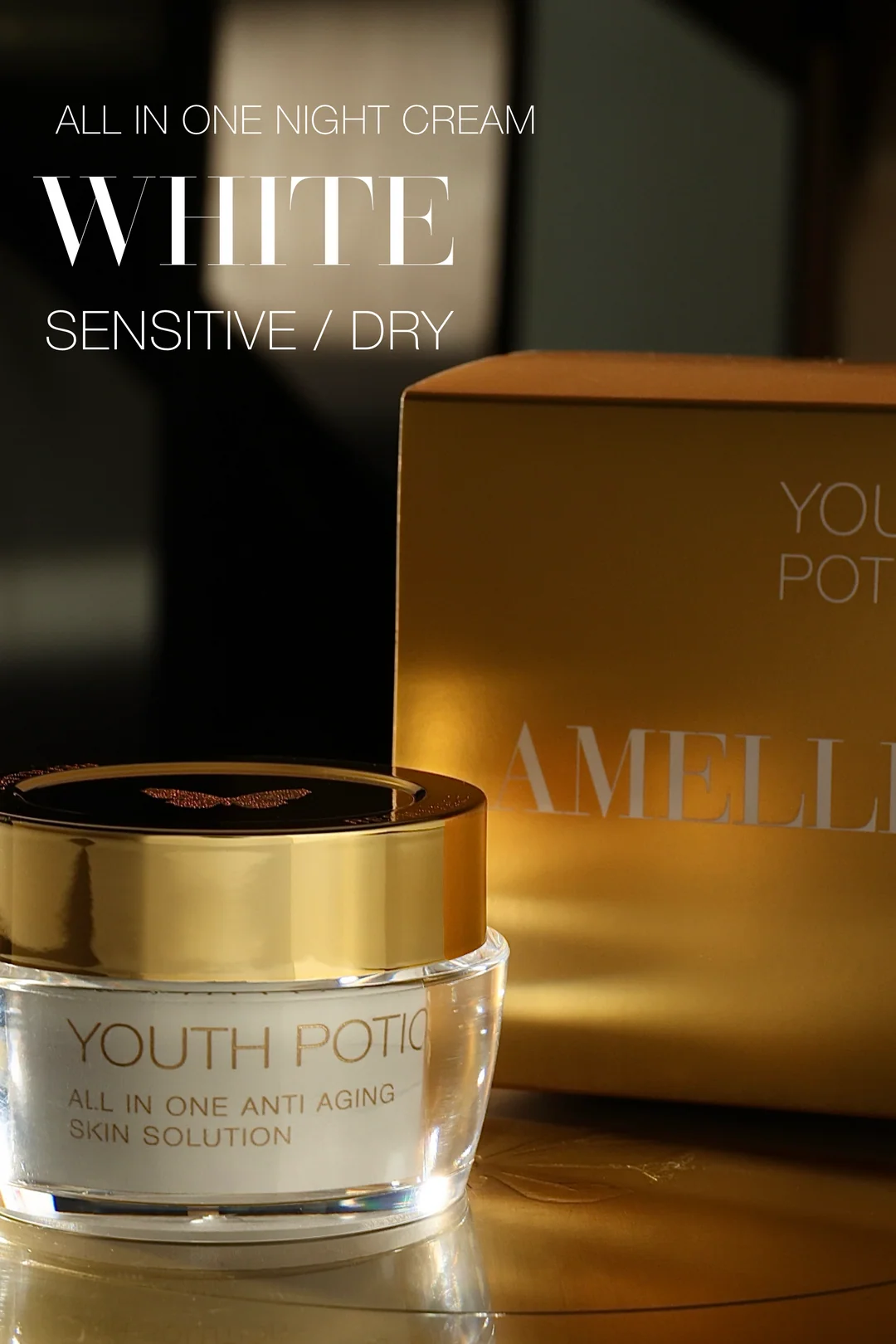 AMELLE Night Cream Refill Sensitive Skin – Gentle Night Moisturizer for Sensitive & Dry Skin | Pharma Services Group
