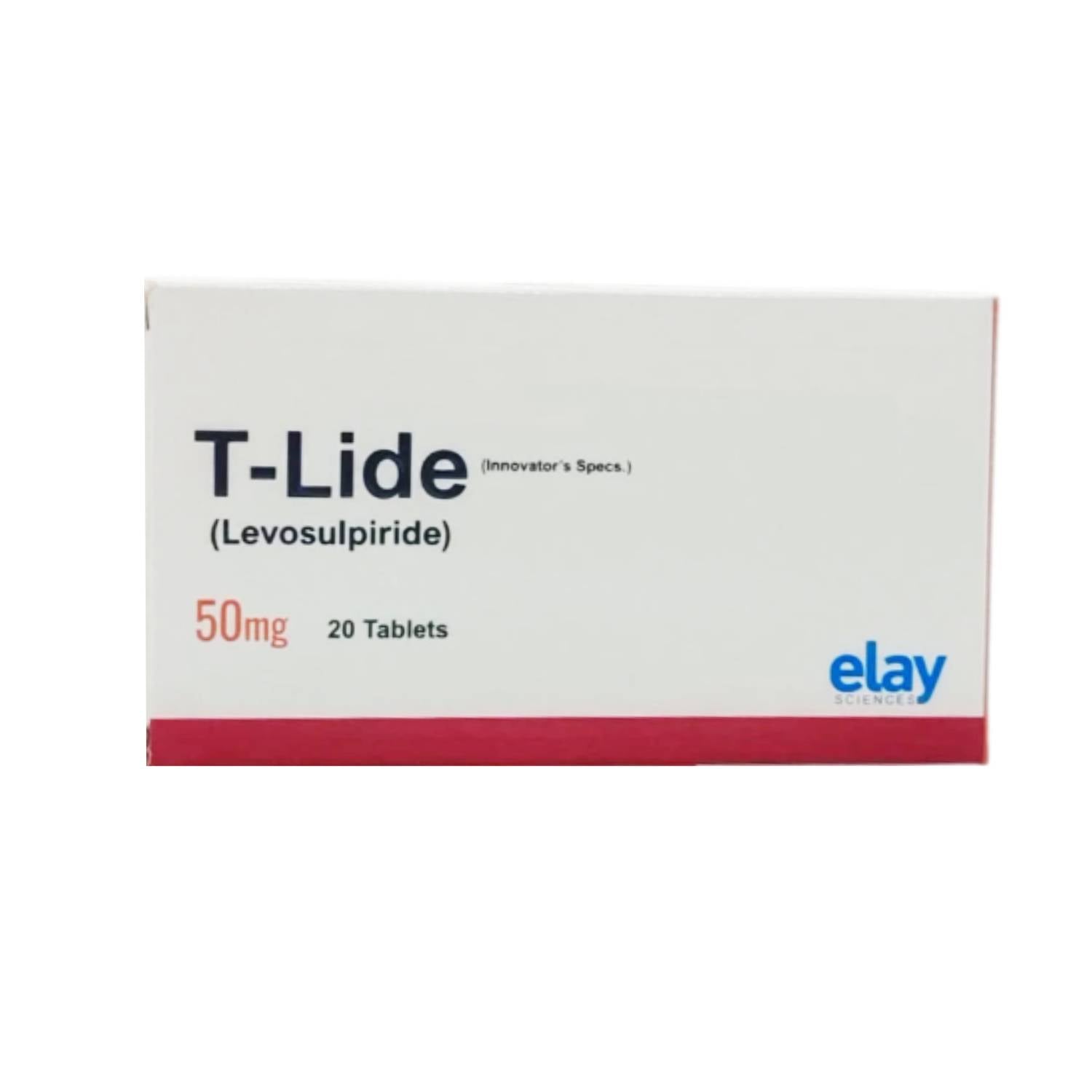 T-LIDE Tablets 25mg & 50mg | Pharma Services Group - 50MG