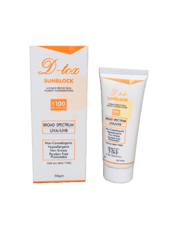 D-TOX SUNBLOCK SPF-100