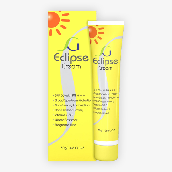 Eclipse Sunscreen Cream SPF 60+ - Broad-Spectrum UV Protection