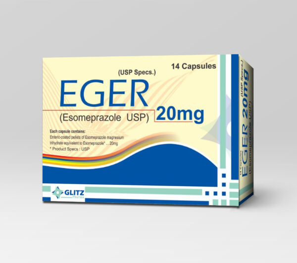 EGER 20MG & 40MG Capsules – Esomeprazole USP | Pharma Services Group