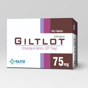 GILTLOT® Tab 75mg (Clopidogrel USP 75mg) – 30 Tablets | Glitz Pharma