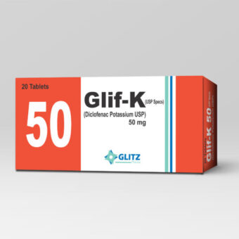 GLIF-K 50MG Tablets – Diclofenac Potassium 50mg | Pharma Services Group