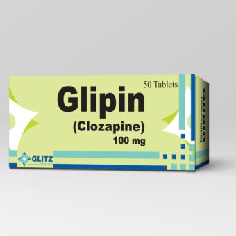 GLIPIN® Tab 100mg (Clozapine USP 100mg) – 50 Tablets | Glitz Pharma