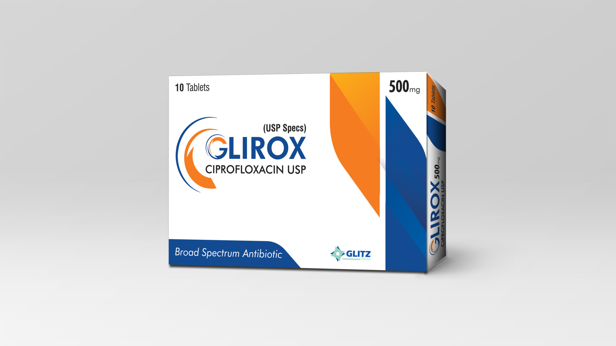 GLIROX 250MG & 500MG TABLETS – Ciprofloxacin USP Broad-Spectrum Antibiotic | Pharma Services Group