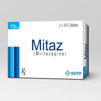 Mitaz Tab 15mg (Mirtazapine) Tablets | 2 x 10’s Pack | Prescription Medicine