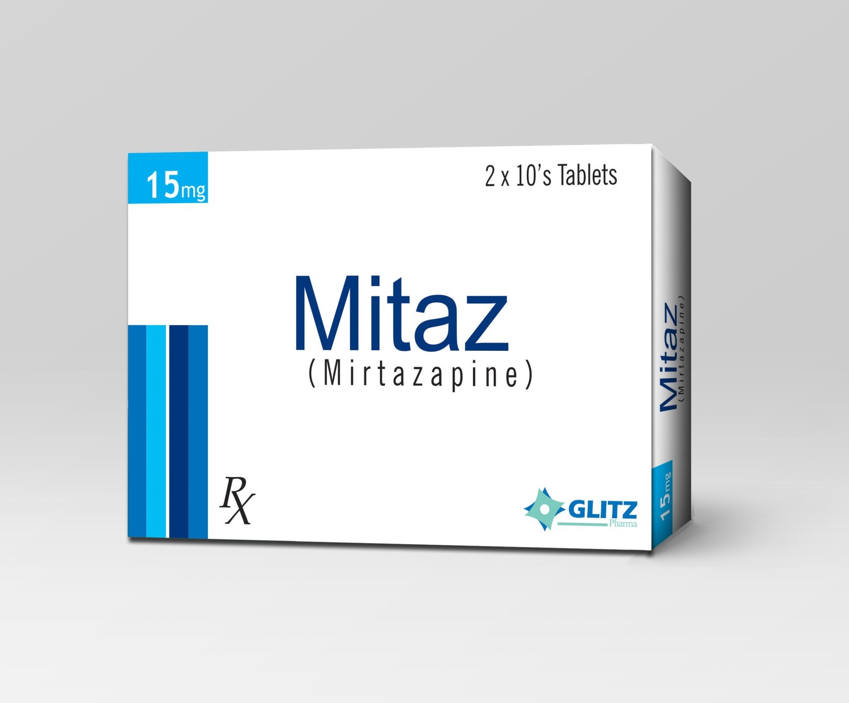 Mitaz Tab 15mg (Mirtazapine) Tablets | 2 x 10’s Pack | Prescription Medicine