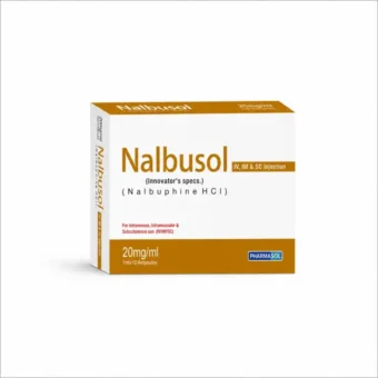 Nalbusol Injection (10mg & 20mg) – Parenteral Opioid Agonist-Antagonist Analgesic