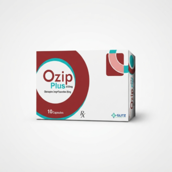 OZIP Plus 3/25mg (Olanzapine 3mg + Fluoxetine 25mg) – 10 Capsules | Glitz Pharma