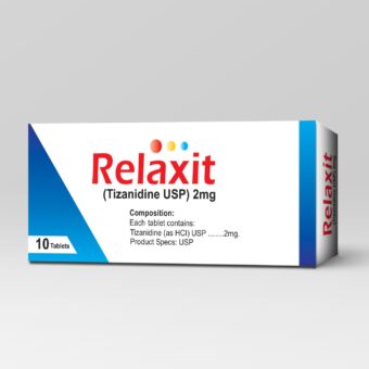 RELAXIT 2MG TABLET – Tizanidine 2mg for Muscle Spasm Relief | Pharma Services Group