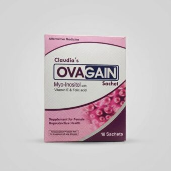 Claudia’s OVAGAIN Sachet – Myo-Inositol, Vitamin E & Folic Acid Formula | Saifi Derm Pharma