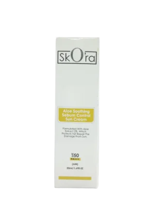 SKORA ALOE SOOTHING SEBUM CONTROL SUN CREAM