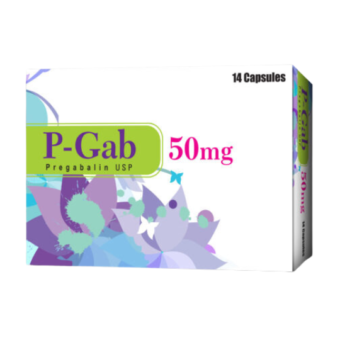 P-GAB 50MG CAPSULES