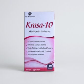 KRASA-10 – Coenzyme Q10 & Omega-3 Multivitamin Supplement | Saifi Derm Pharma