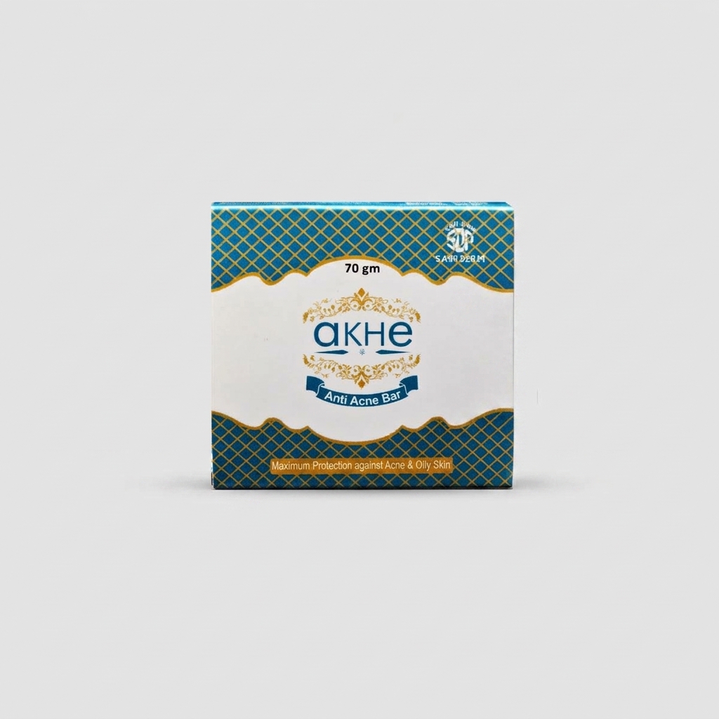 Akhe Acne Cleansing Bar - Anti-Acne & Skin-Tone Clarifying Soap