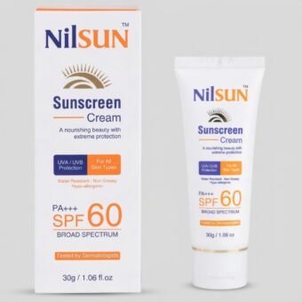 NILSUN Sunscreen Cream SPF 60 – Broad-Spectrum Photoprotection | Saifi Derm Pharma