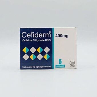CEFIDERM 400mg Capsule | Cefixime Antibiotic for Bacterial Infections | Pharma Services Group