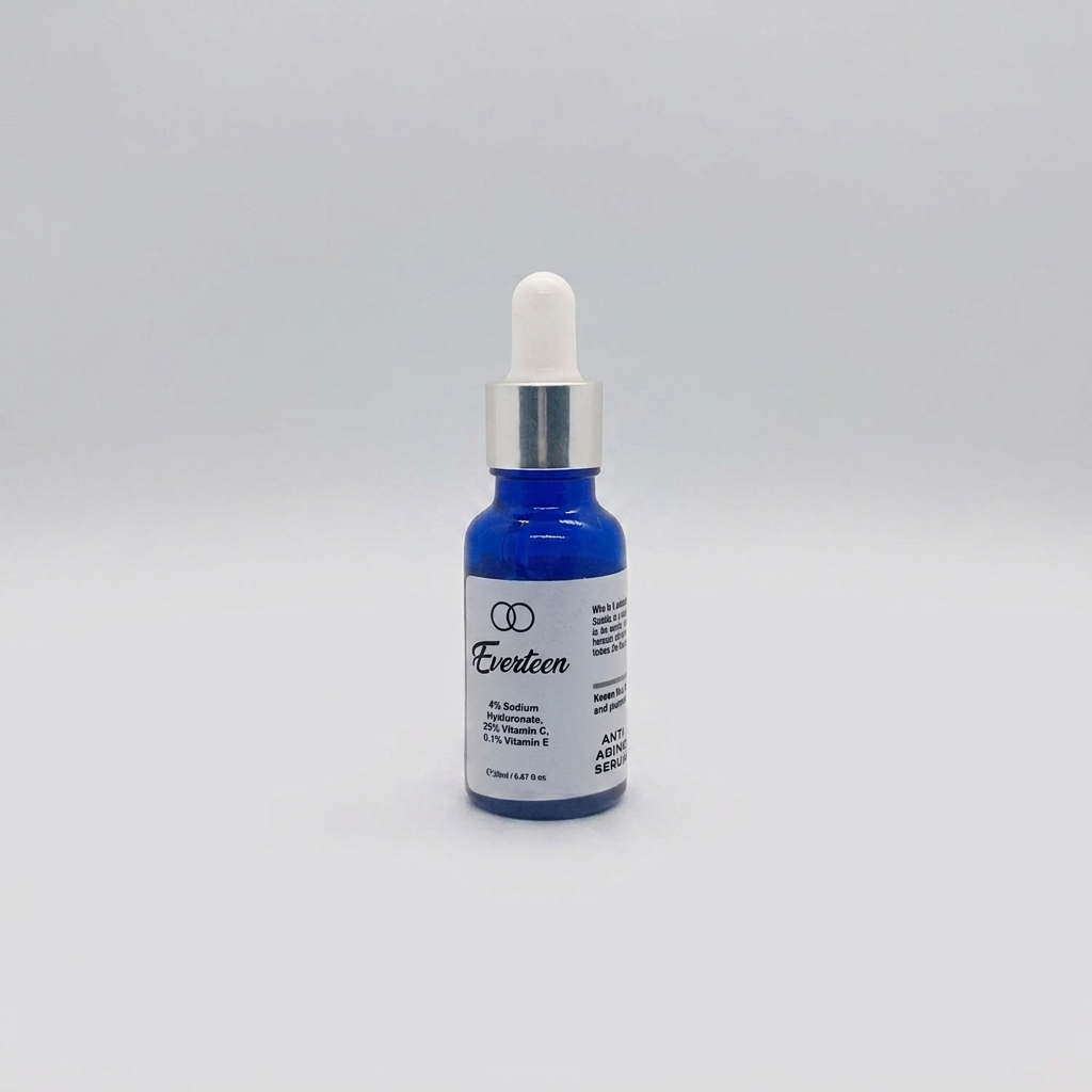Everteen Anti-Aging Serum 20ml | Sodium Hyaluronate, Vitamin C & E | Pharma Services Group