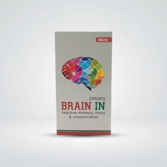 BRAIN IN Drops 40ml for Memory, Focus & Concentration | Herbal Brain Support Supplement | Pharma Services Group