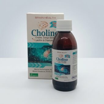 CHOLINO Syrup 120ml with Choline, Ginkgo Biloba, Lecithin & Chamomile | Brain Health Support | Pharma Services Group