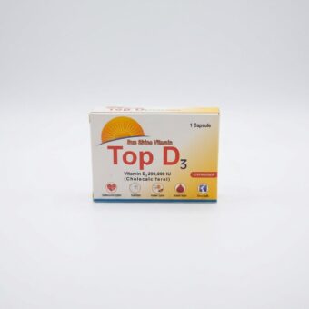 TOP D3 200,000 IU Capsule — Vitamin D3 (Cholecalciferol) High-Strength Capsule | Pharma Services Group