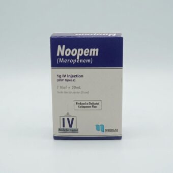 NOOPEM 1g IV Injection — Meropenem 1g Powder for Injection | Antibiotic for Serious Bacterial Infections | Pharma Services Group