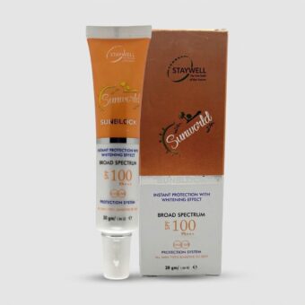SUNWORLD Sunblock SPF 100+| Zinc Oxide, Titanium Dioxide & Alpha Arbutin | Pharma Services Group