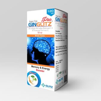 GINGLITZ PLUS SYRUP 120ML – Ginkgo Biloba & Ginseng Brain Tonic | Pharma Services Group