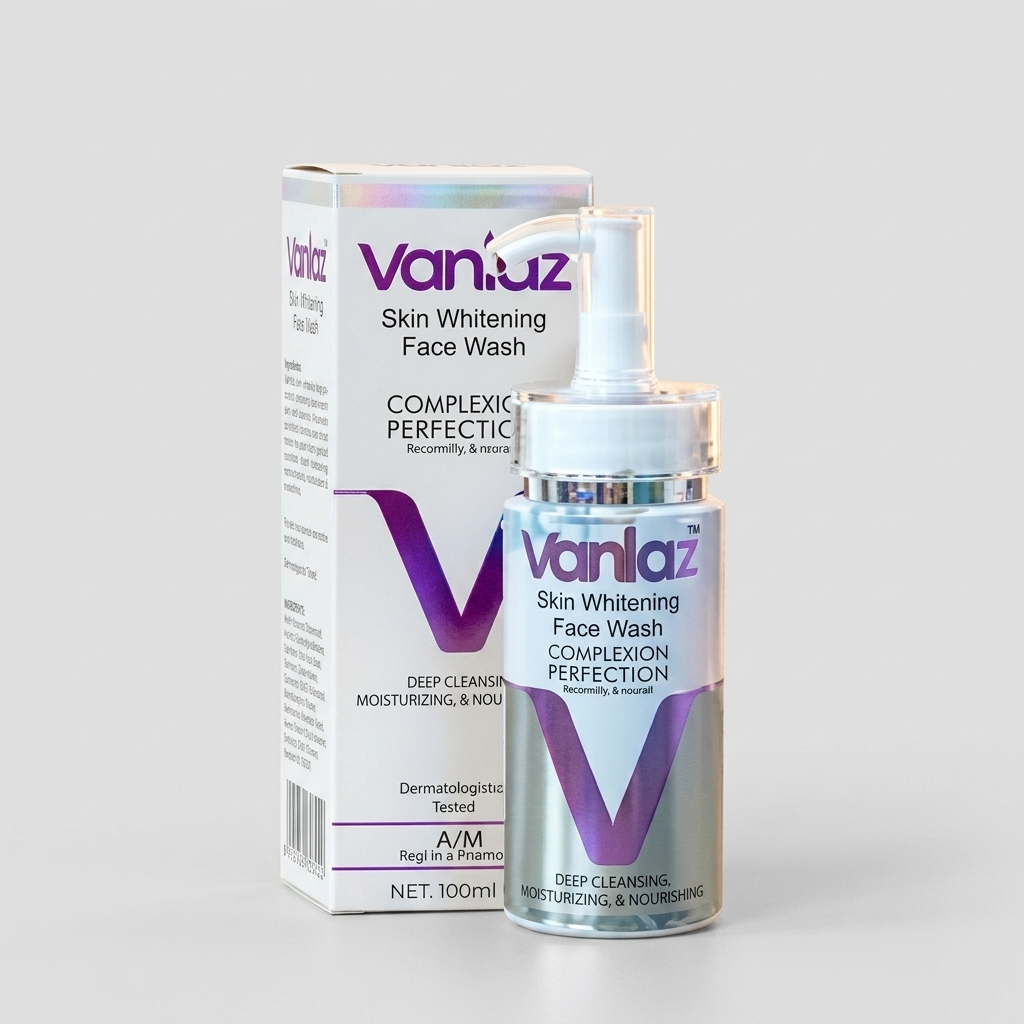 VANLAZ Skin Whitening Face Wash - Deep Cleansing & Brightening Cleanser | Saifi Derm Pharma