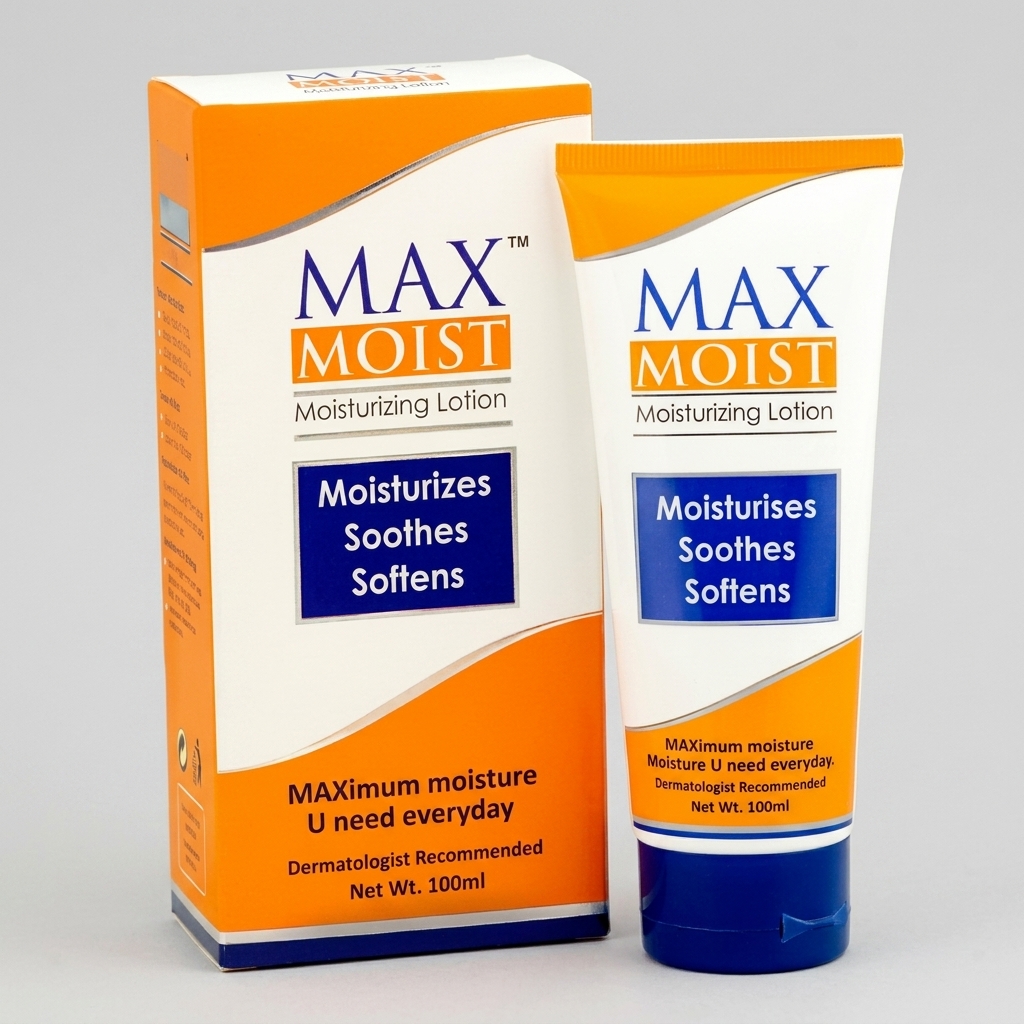 Max Moist Lotion - Deep Hydration & Barrier Repair Body Moisturizer | Saifi Derm Pharma