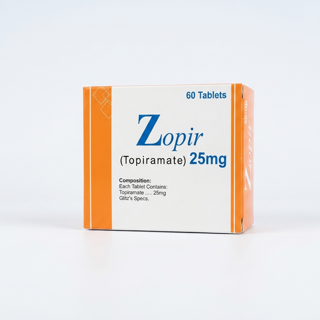 ZOPIR Tablet 25mg (Topiramate) – Uses, Benefits, Dosage, Side Effects | Glitz Pharma