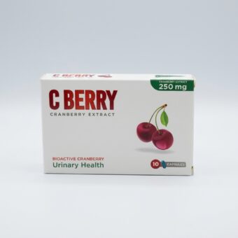 C BERRY Cranberry Extract 250mg Capsules | Urinary Health Support | Pharma Services Group