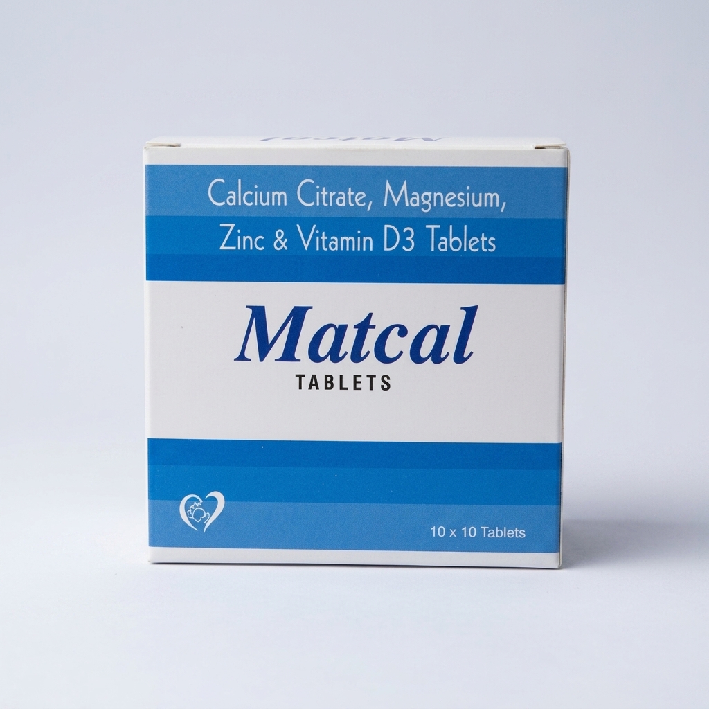 Matcal Calcium Citrate Magnesium Zinc & Vitamin D3 Tablets | Pharma Services Group