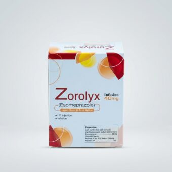 Zorolyx Infusion 40mg (Esomeprazole) – Intravenous Acid Reflux, GERD & Gastric Ulcer Treatment Injection