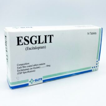ESGLIT Tab 10mg (Escitalopram 10mg) Tablets – 14 Tablets | USP Specification
