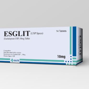 ESGLIT Tab 10mg (Escitalopram 10mg) Tablets – 14 Tablets | SSRI Medicine