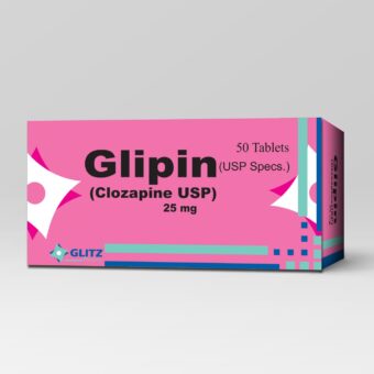 GLIPIN Tab 25mg contains Clozapine USP 25mg