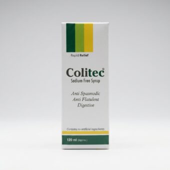 COLITEC 120ml Syrup – Sodium-Free Anti-Spasmodic & Anti-Flatulent Digestive Syrup | Pharma Services Group