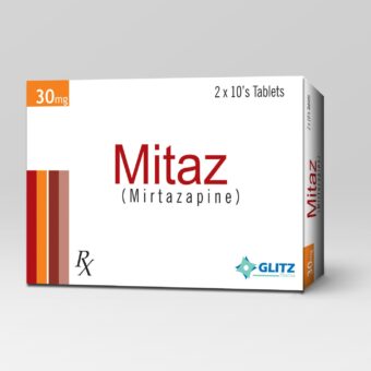 MITAZ 30mg Tablets (Mirtazapine) – 20 Tablets | Glitz Pharma