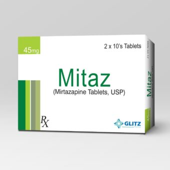 Mitaz Tab 45mg (Mirtazapine) Tablets | Prescription-Only | 2 x 10’s Pack