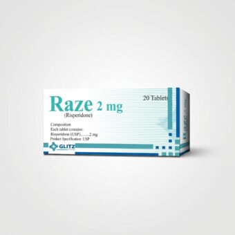 RAZE Tablet 2mg (Risperidone USP) – Antipsychotic Tablets for Schizophrenia & Bipolar Disorder | Glitz Pharma