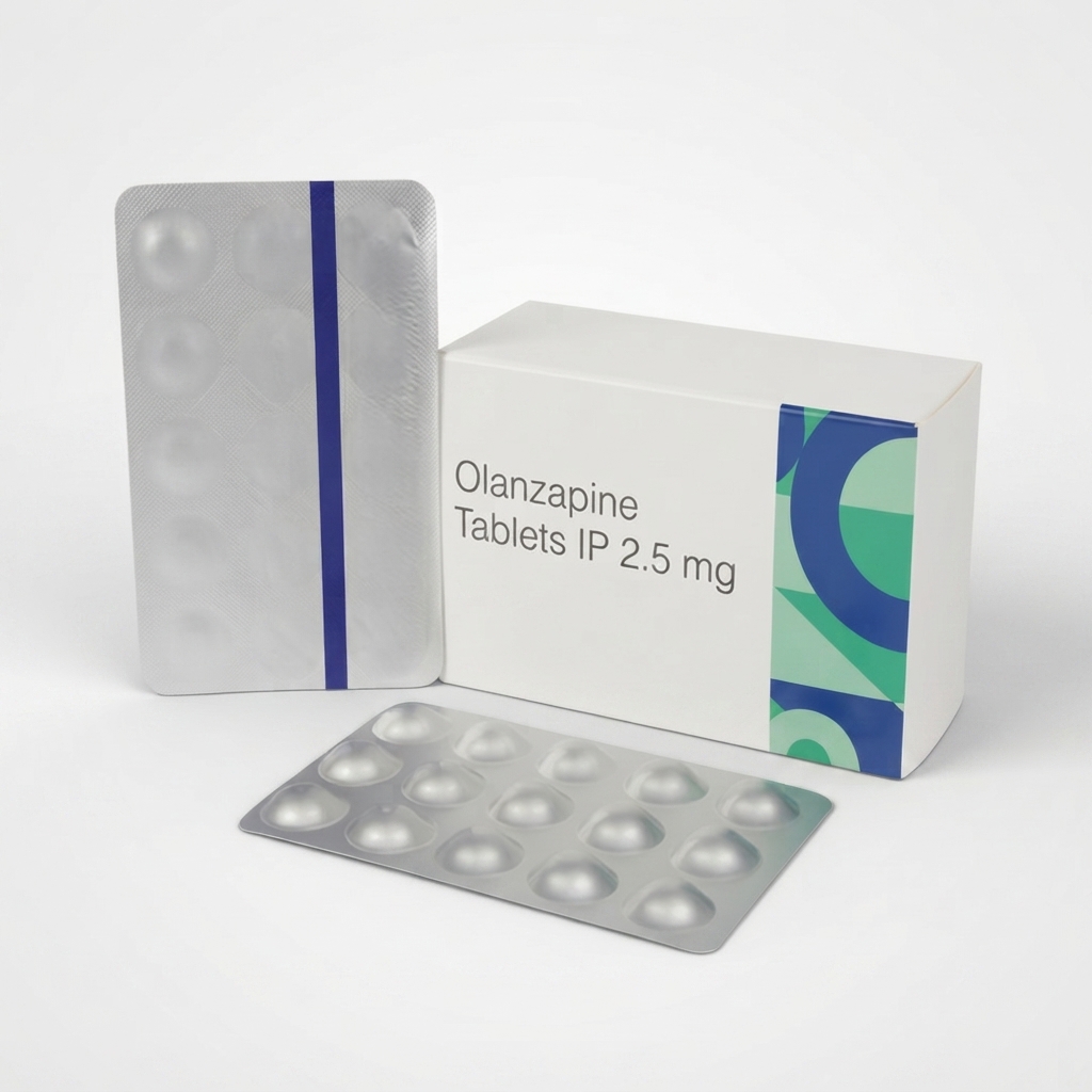 OZIP 2.5mg (Olanzapine 2.5mg) Tablets – 10 Tablets | Pharma Services Group