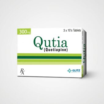 QUTIA TAB 300MG (Quetiapine) – Uses, Benefits, Dosage, Side Effects & Price in Pakistan | Glitz Pharma